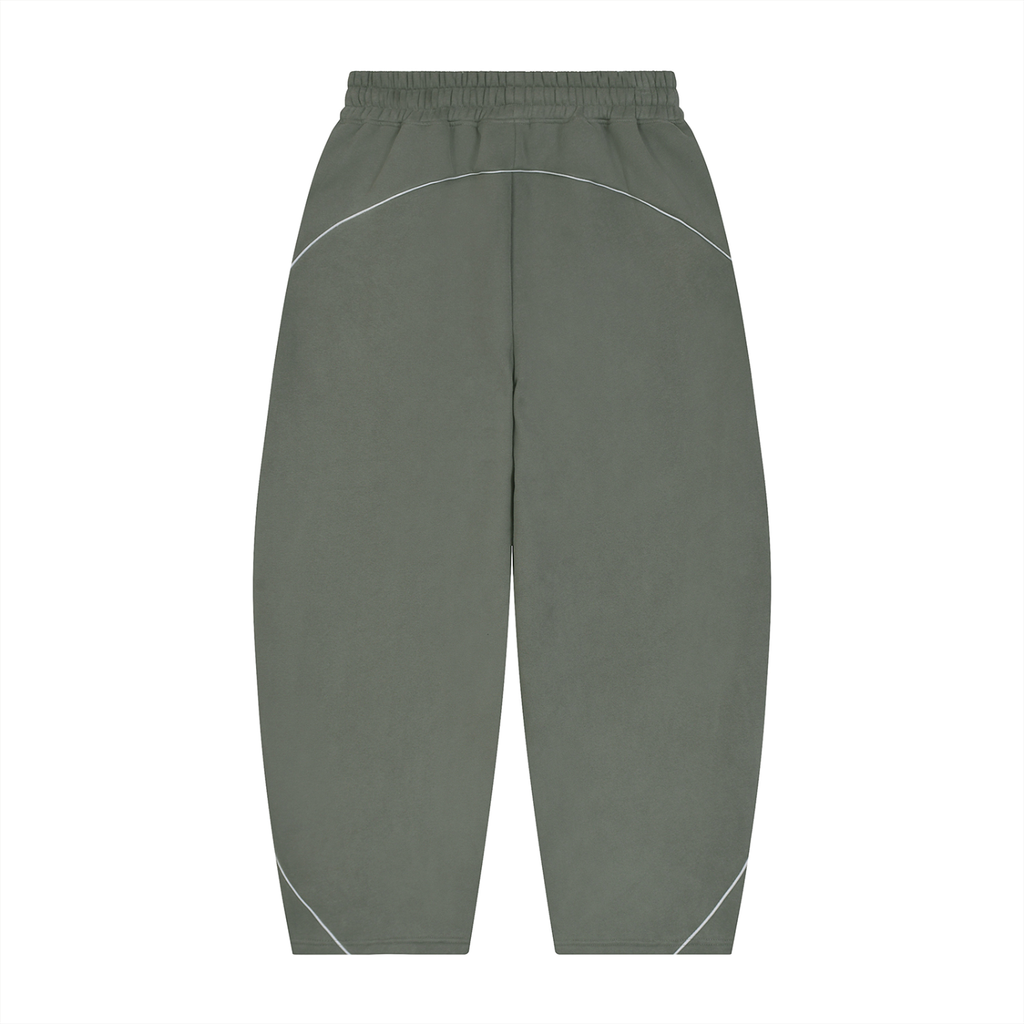 _1 BRAND Striped baggy sweats