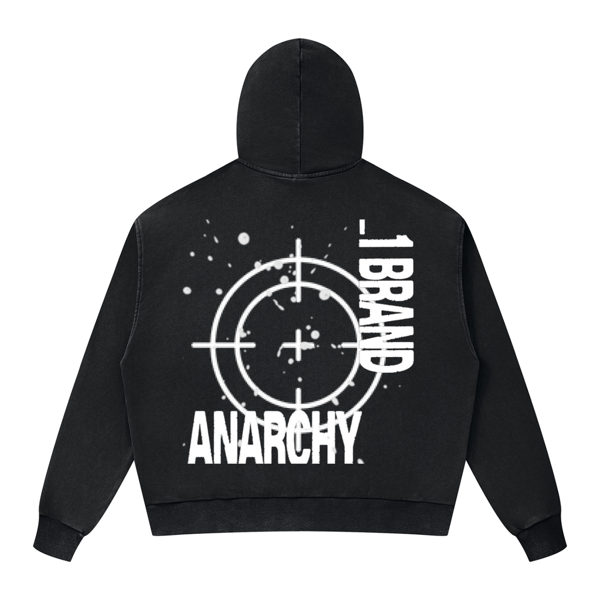 _1 brand baggy y2k anarchy zip up
