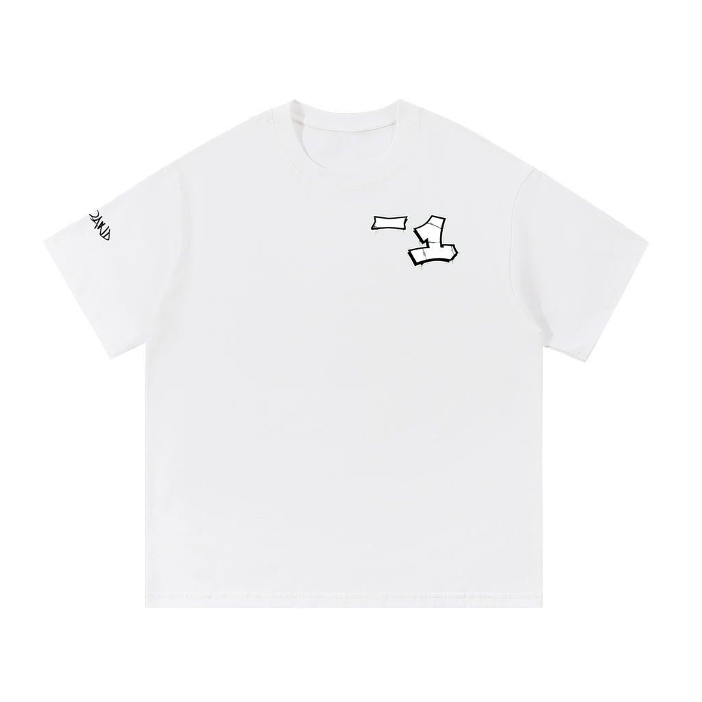 White graffiti tag T-Shirt