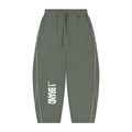 _1 BRAND Striped baggy sweats