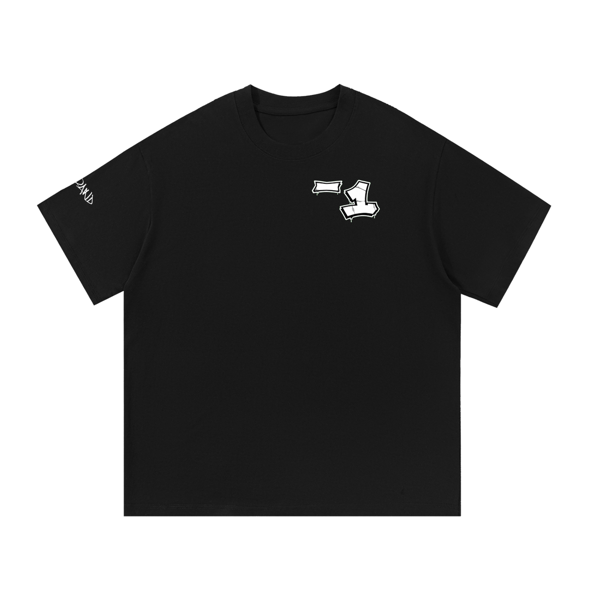 _1 brand graffiti tag shirt